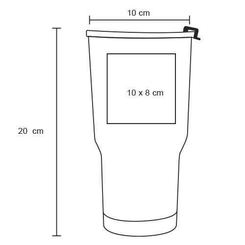 TERMO INOXIDABLE 870ML MACQUEL