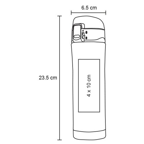 TERMO INOXIDABLE 500ML MACRAVO