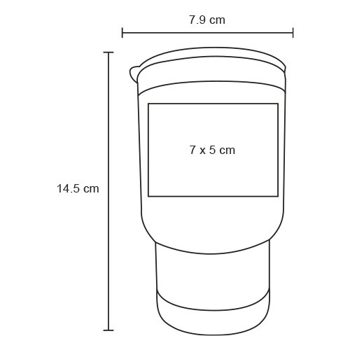 TERMO INOXIDABLE 360ML MACREVA