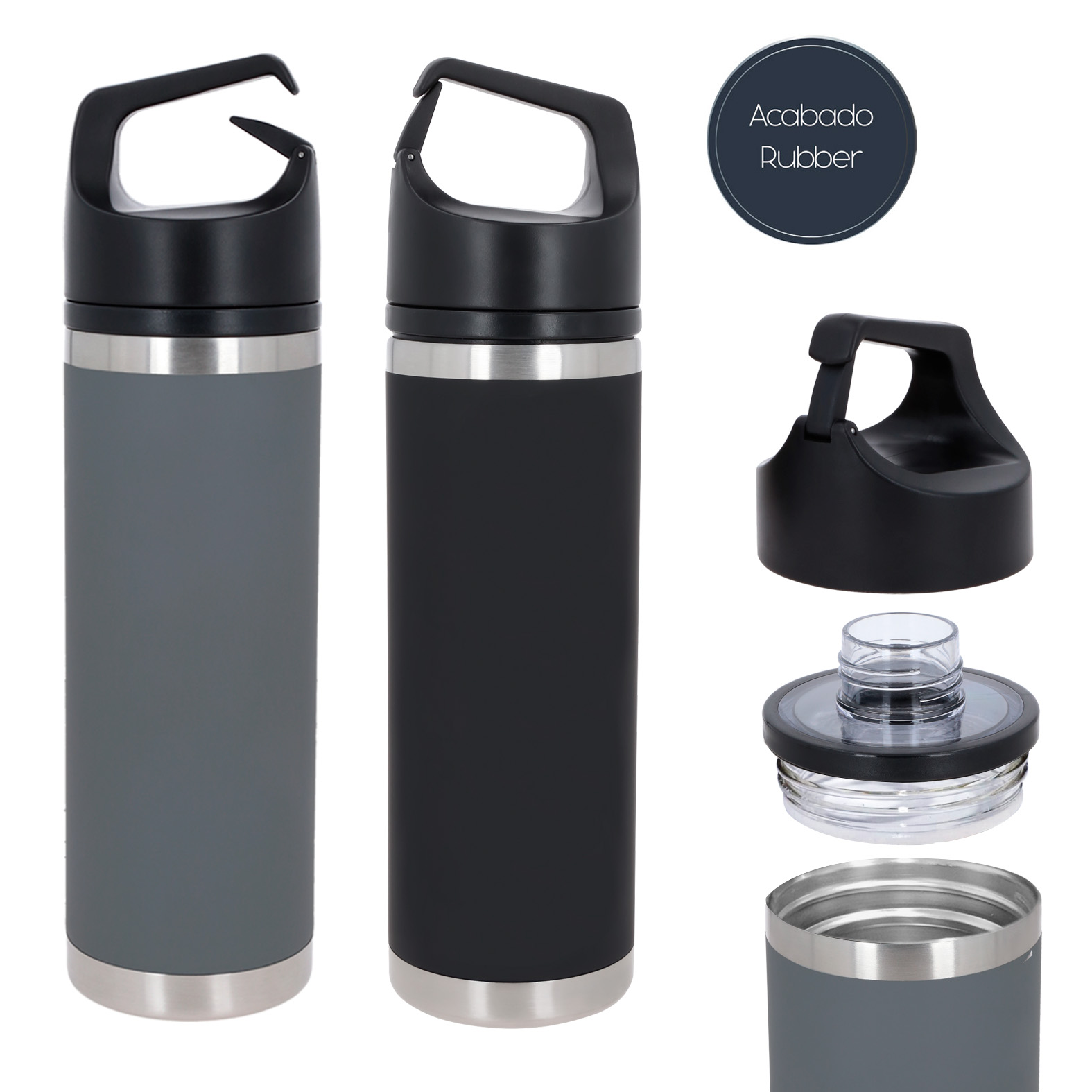 TERMO INOXIDABLE 550ML MACROFT