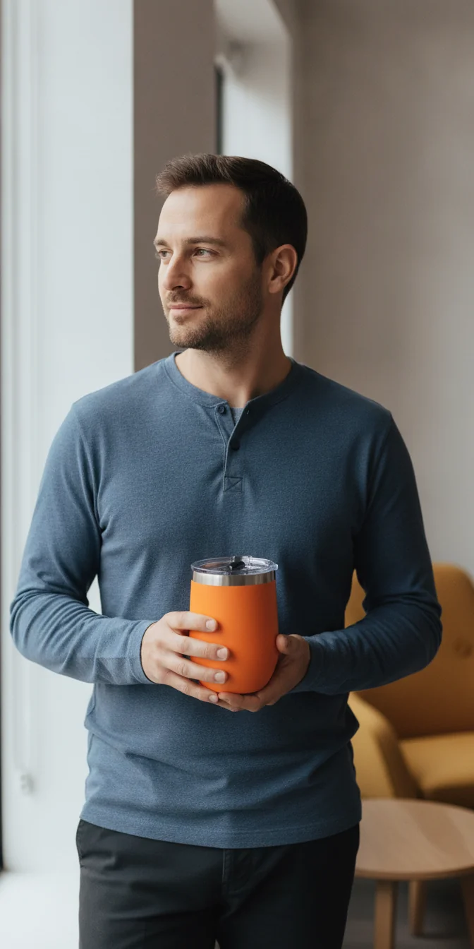 TERMO ACERO 330ML MACSILY