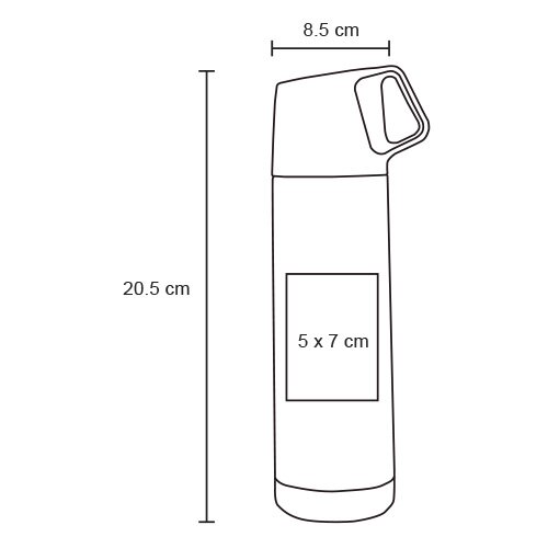 TERMO INOXIDABLE 500ML MACSINO