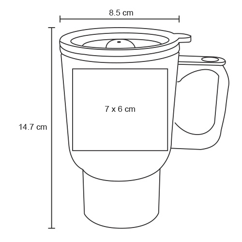 TERMO PLÁSTICO 450ML MACSONT