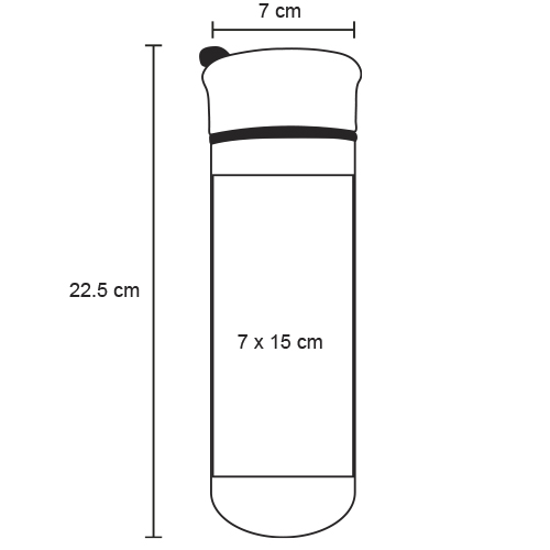 TERMO PLÁSTICO 450ML MACSTER