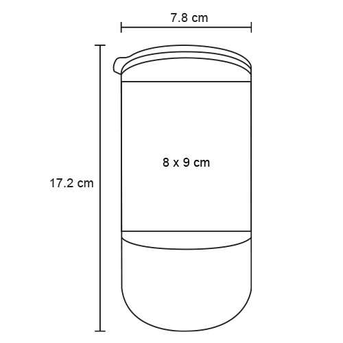 TERMO PLÁSTICO 480ML MACSTUL