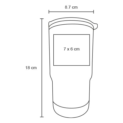 TERMO PLASTICO 520ML MACTAND