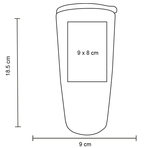 TERMO PLÁSTICO 650ML MACTDRA