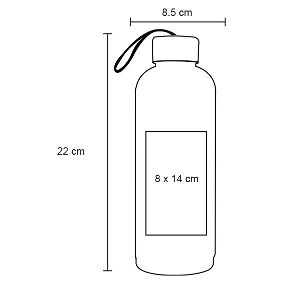 CILINDRO PLÁSTICO 900ML MACTOCO