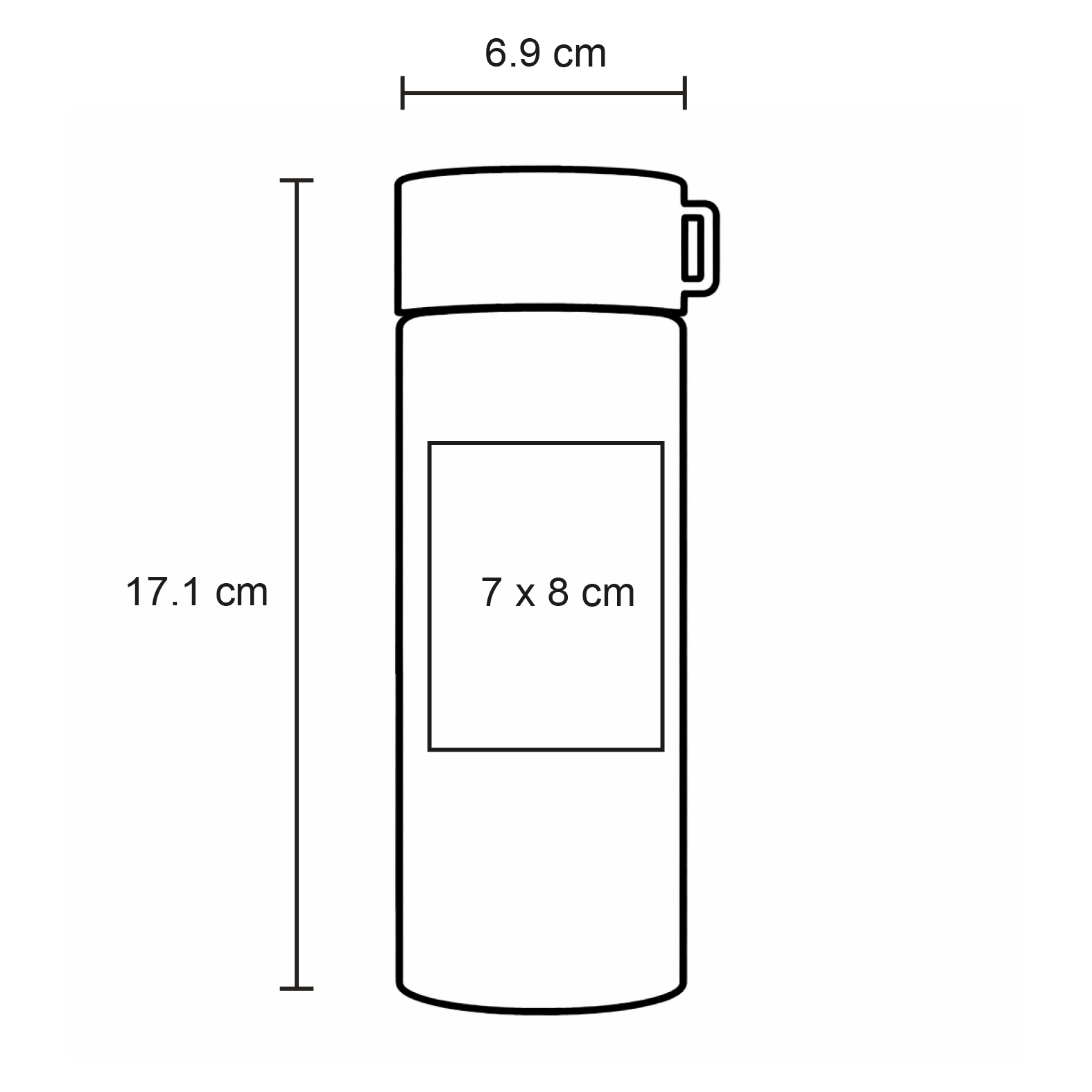 CILINDRO PLÁSTICO MACTODA 500ML