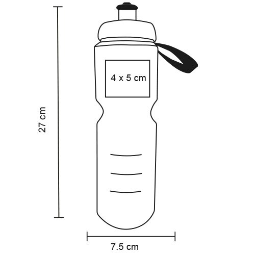 CILINDRO PLÁSTICO 680ML MACTOEL