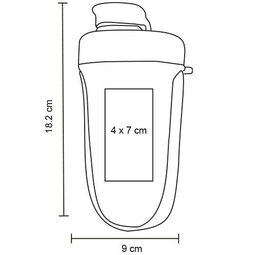 CILINDRO PLÁSTICO 550ML MACTOER