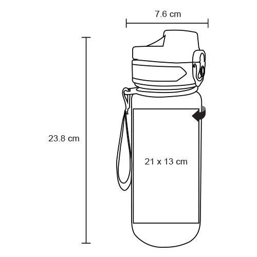 CILINDRO PLÁSTICO 800ML MACTOEV
