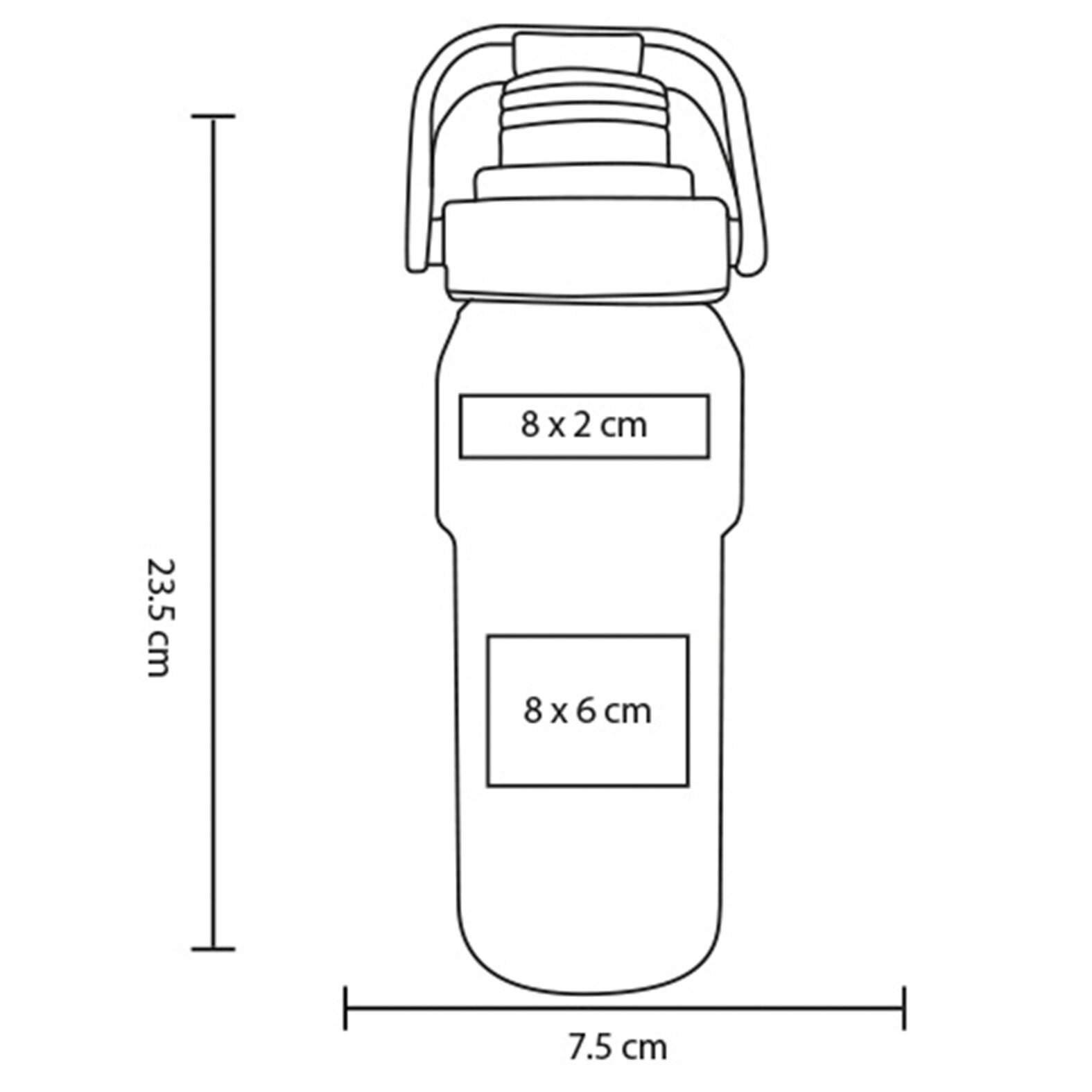 CILINDRO PLÁSTICO MACTOFE 750ML