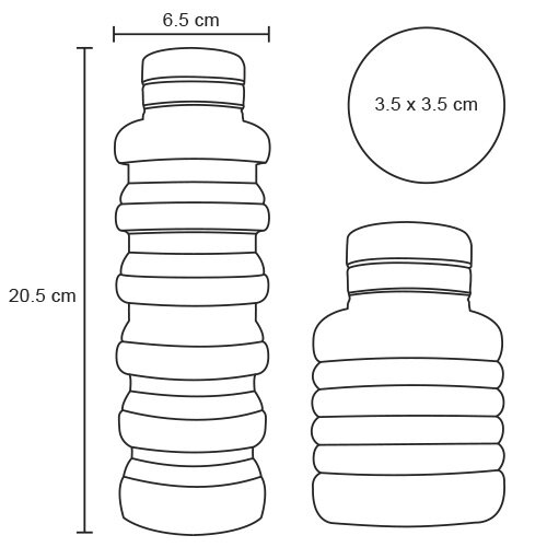CILINDRO PLÁSTICO MACTOFO 500ML