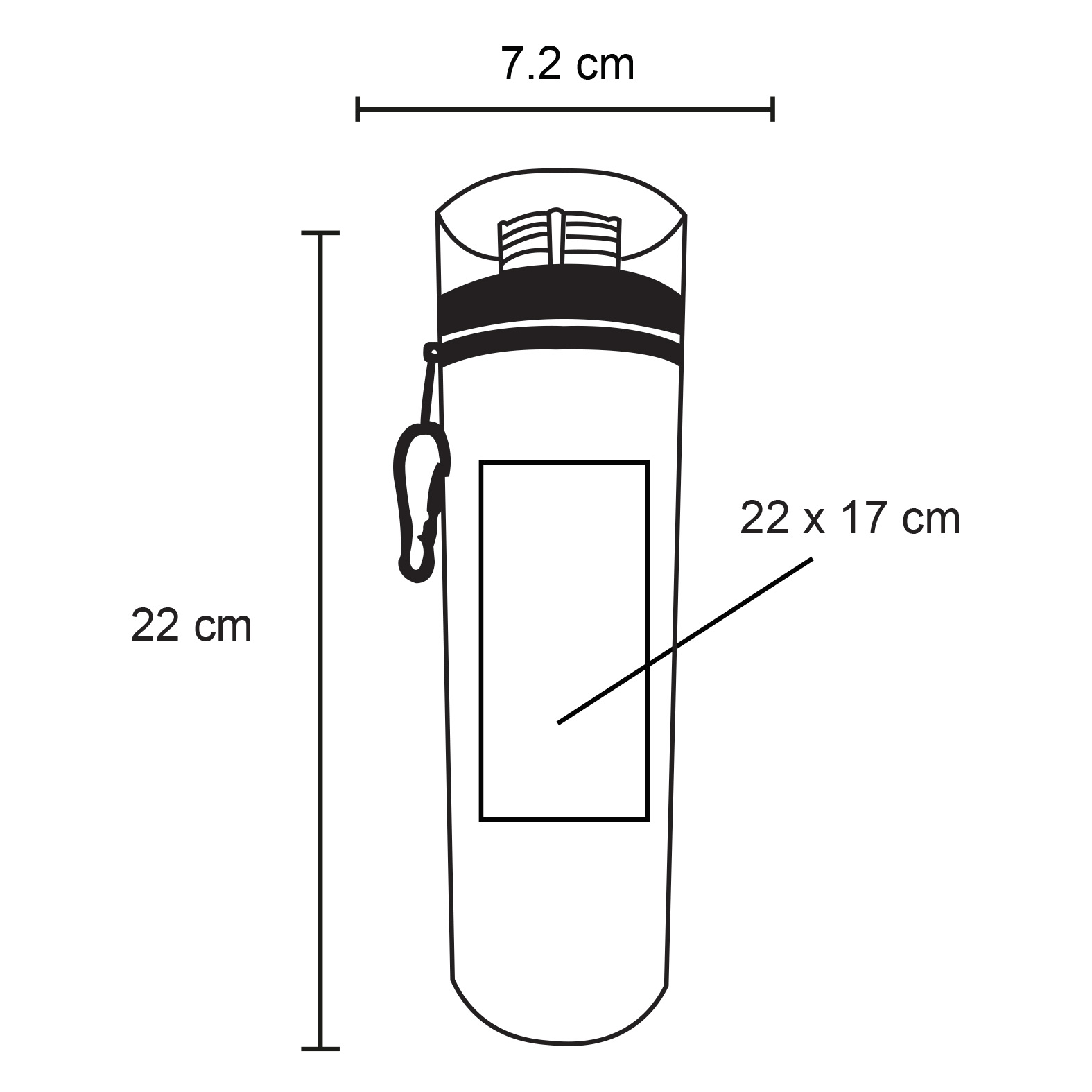CILINDRO INOXIDABLE MACTOGE 800ML