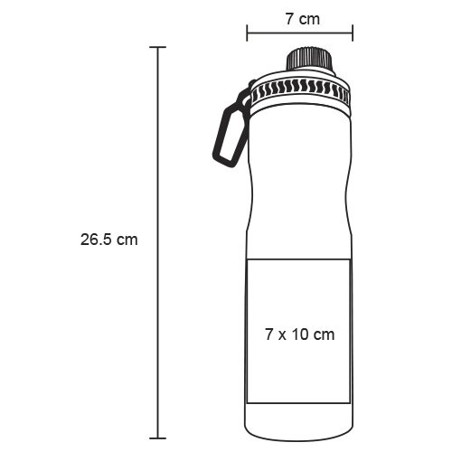 CILINDRO INOXIDABLE MACTOIO 750ML