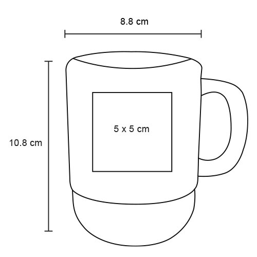 TAZA CERMICA MACTOQU 420ML