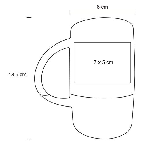 TAZA CERMICA MACTOSIS 450ML