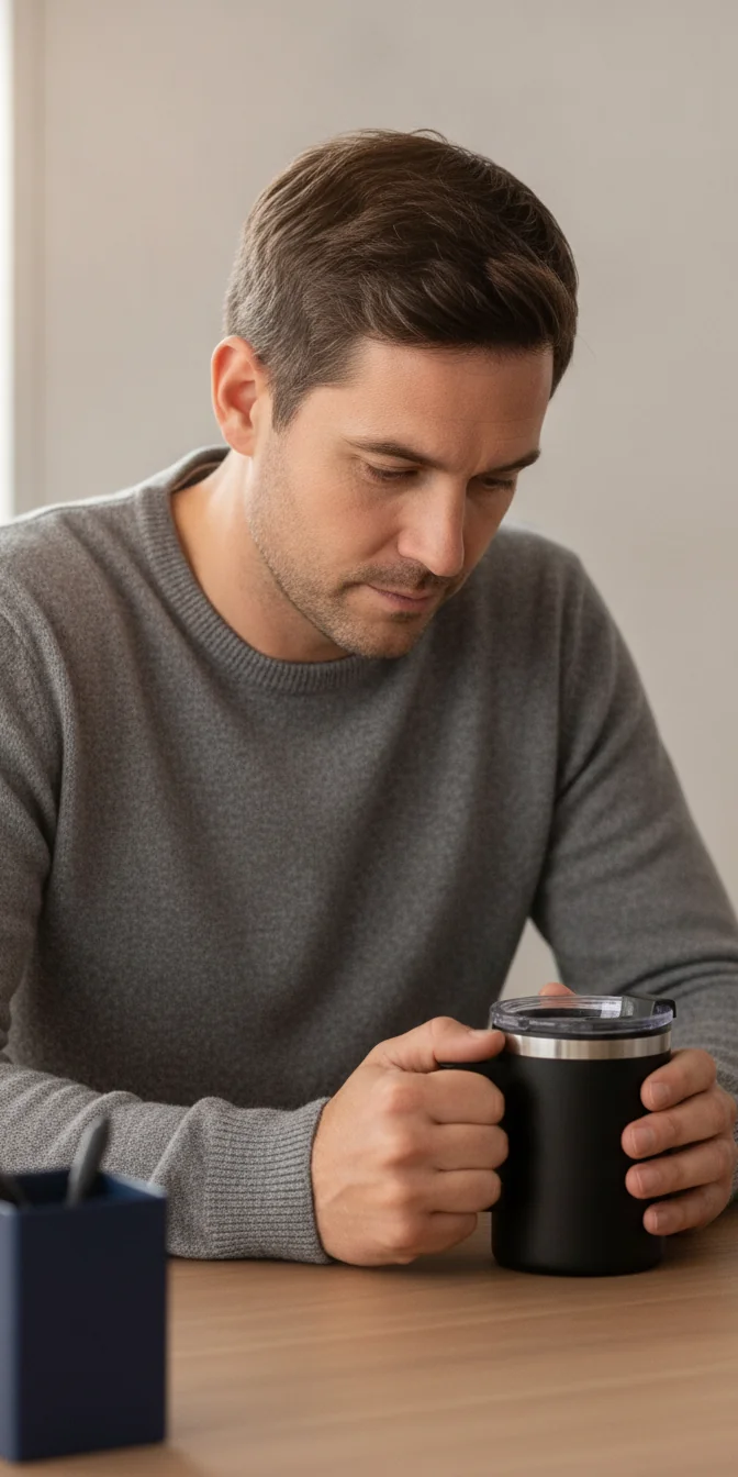TAZA ACERO 450ML INOXIDABLE MACTOTU