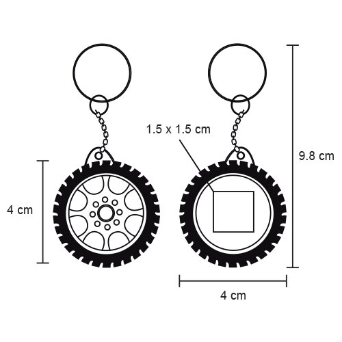 LLAVERO PLASTICO PACSAND