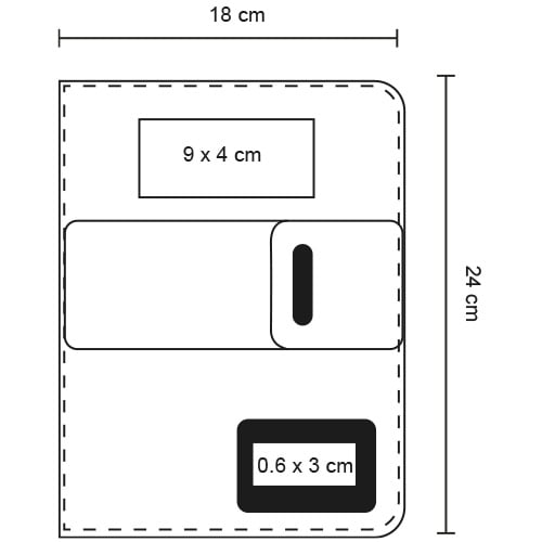 CARPETA POLIÉSTER MAGNÉTICO 10000MAH PAEZEN