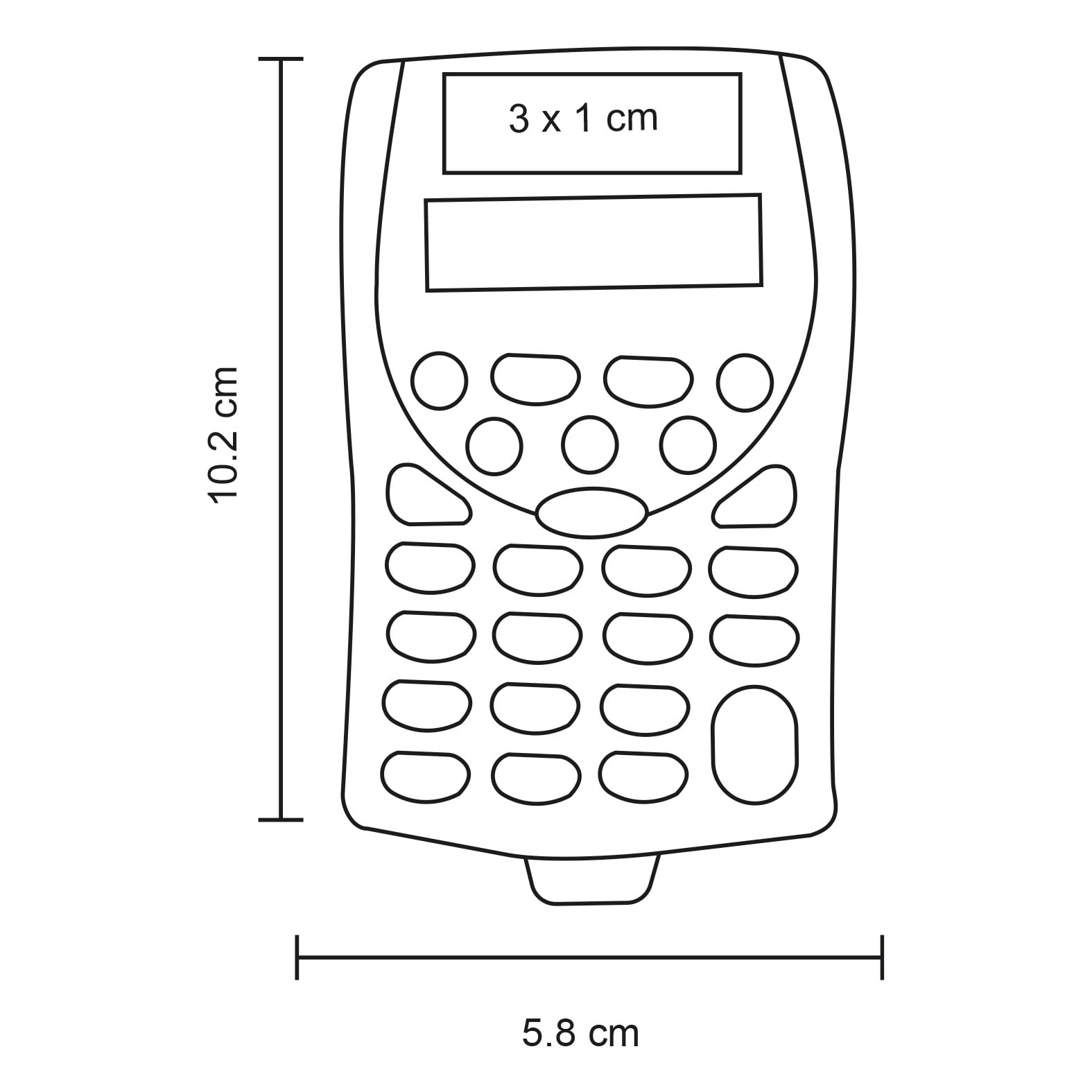 CALCULADORA PLASTICO RACPULS