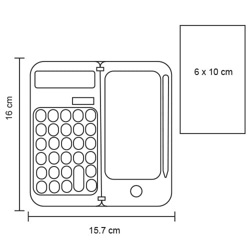 CALCULADORA PLASTICO RACQUAN