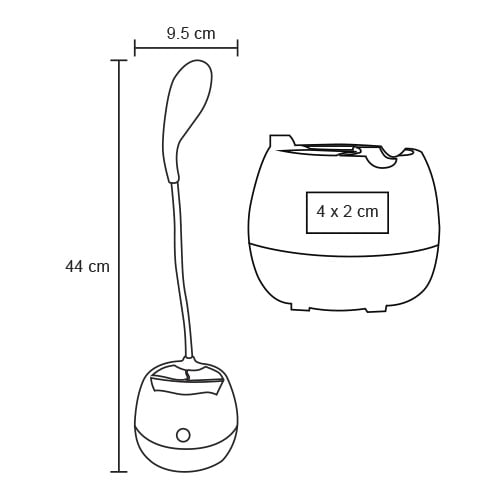 LAMPARA PLASTICO RADALV