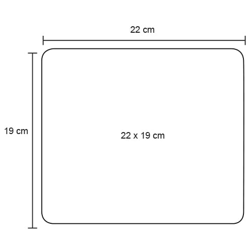 MOUSEPAD POLIÉSTER RADEVO