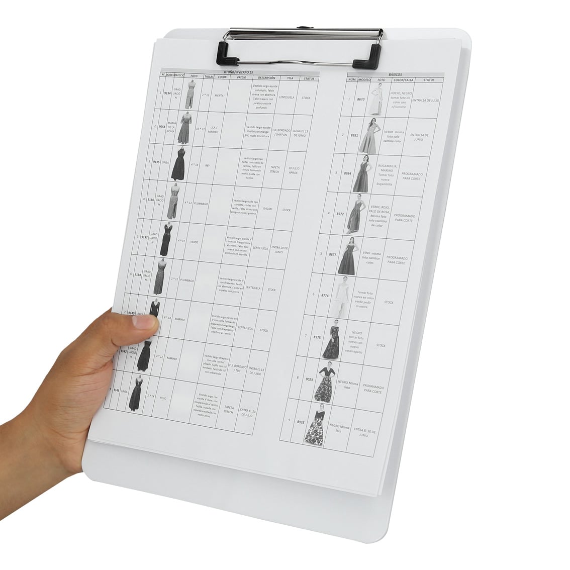 TABLA PLASTICO RADIUS