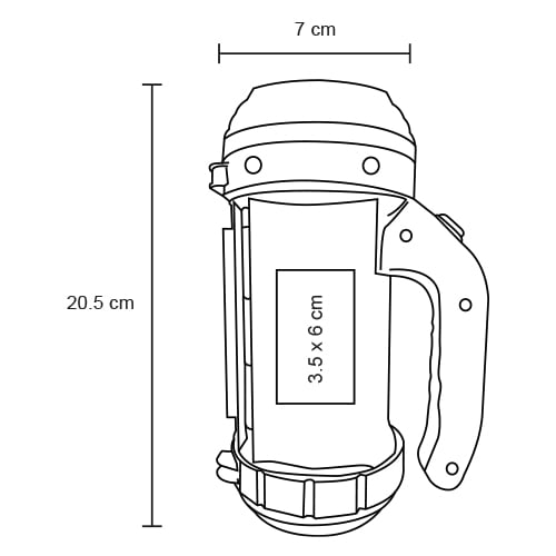 LINTERNA PLASTICO SACRELD