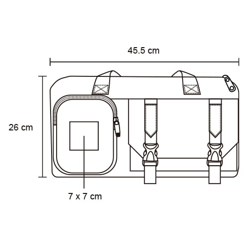 MALETA POLIÉSTER 22.5L SADIUR