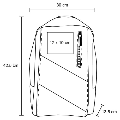MOCHILA EJECUTIVA TELA SADONX