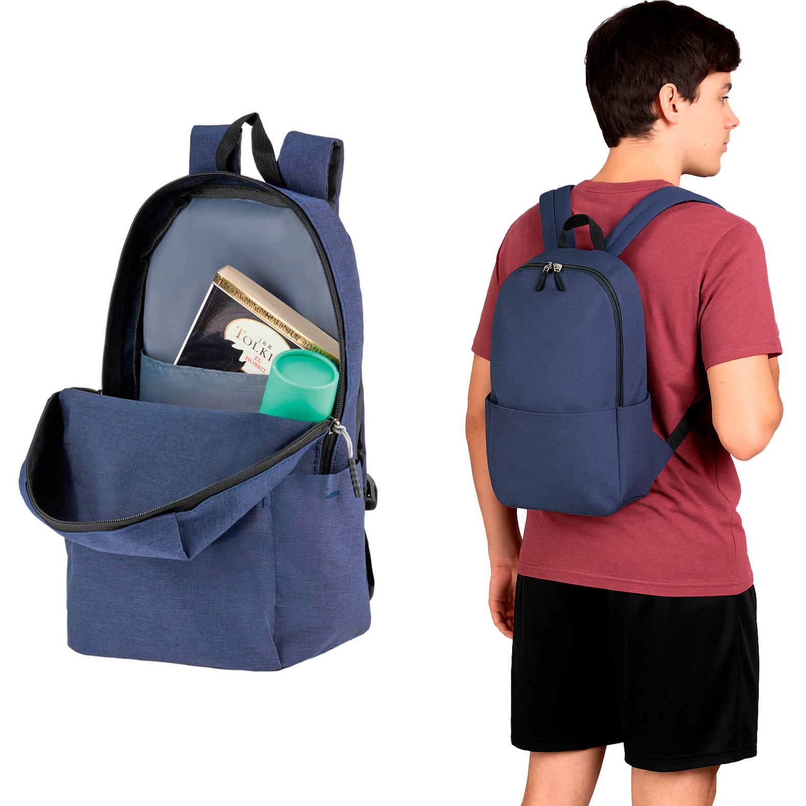 MOCHILA ESCOLAR TELA SAENIC