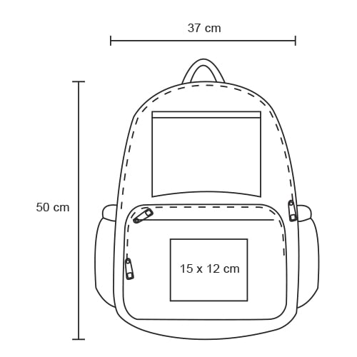 MOCHILA ESCOLAR TELA SAENTA