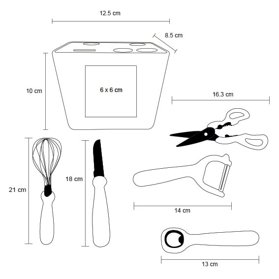 KIT ACERO INOX TACIZON