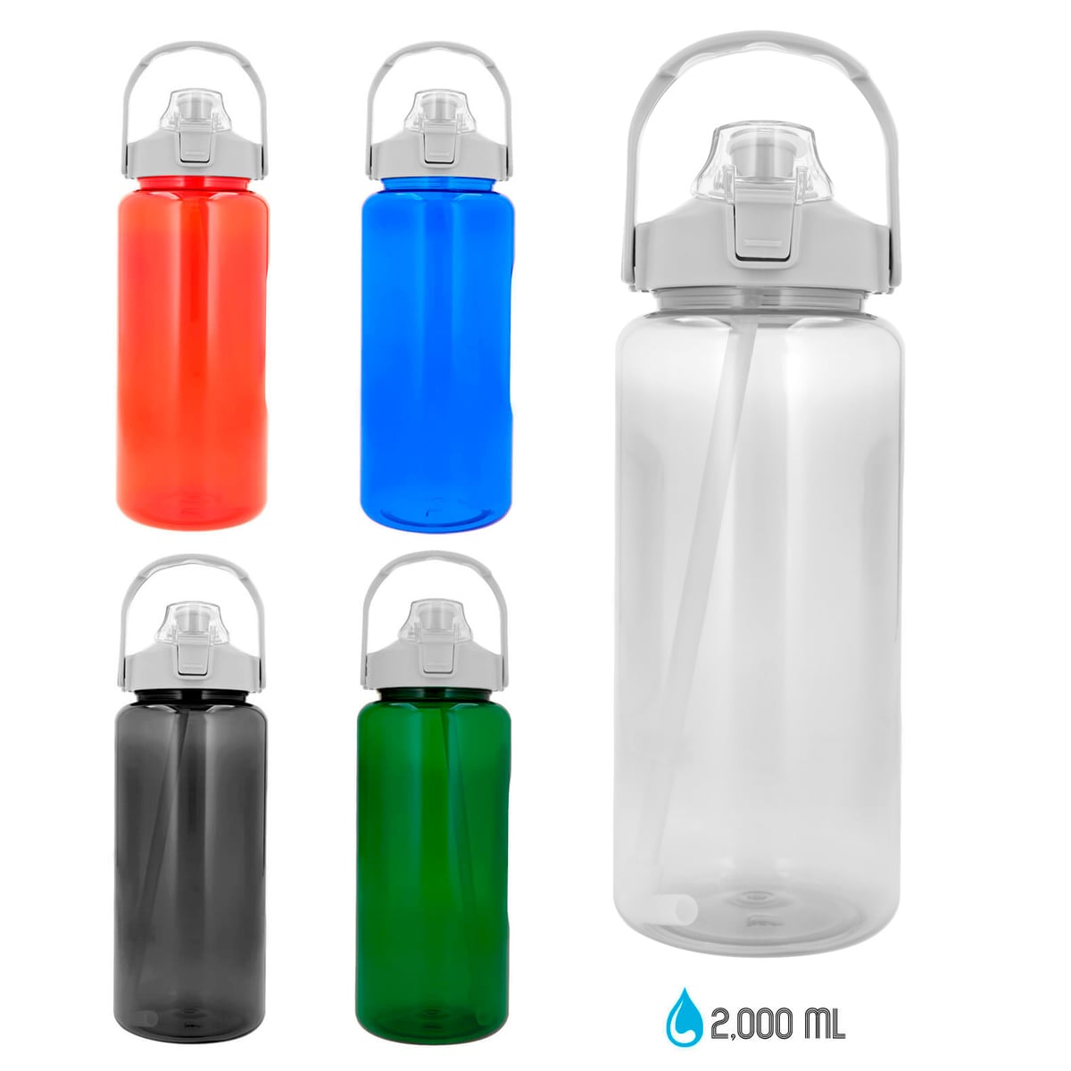 CILINDRO PET 2000ML DACTONYX