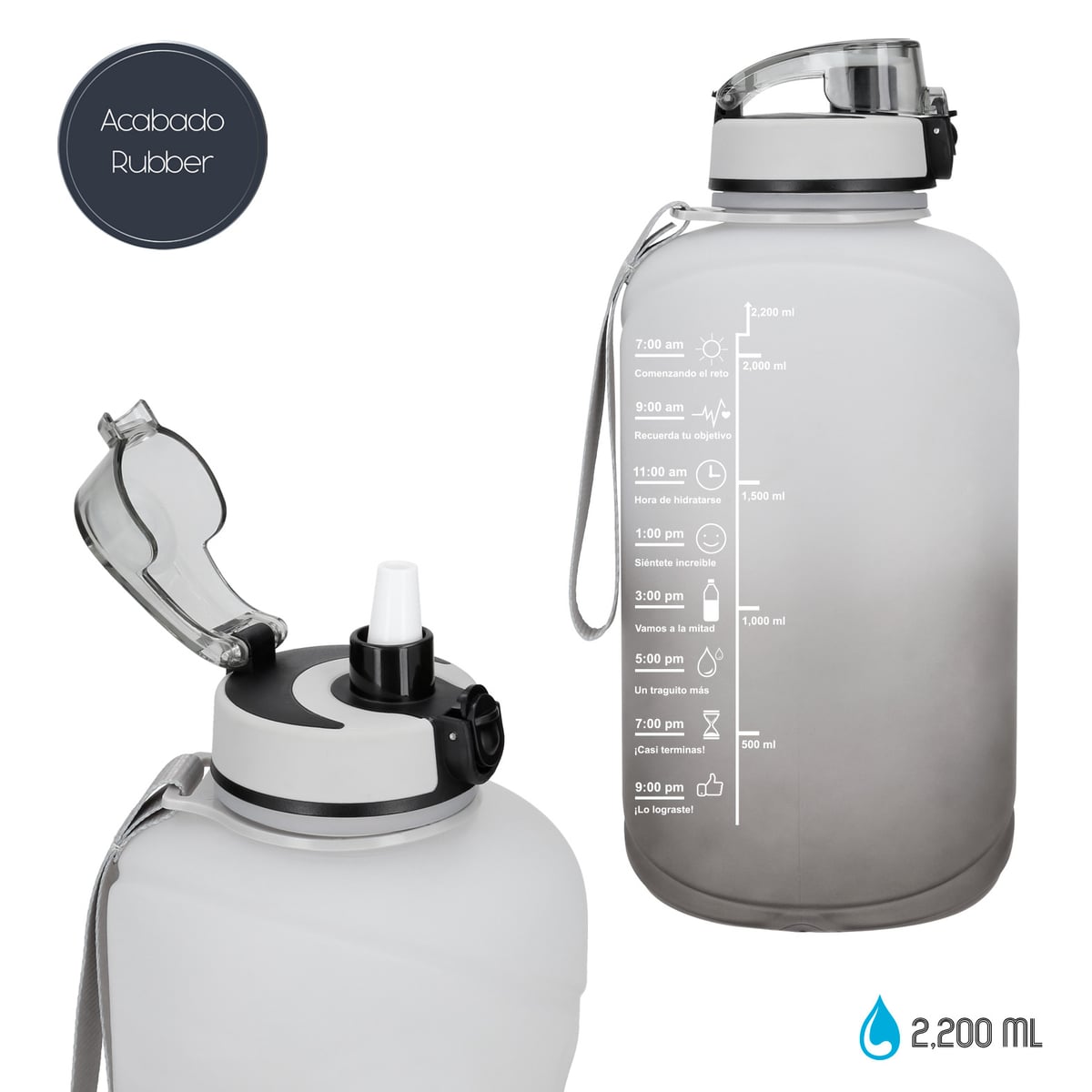 CILINDRO PLÁSTICO 2200ML DACTOOST