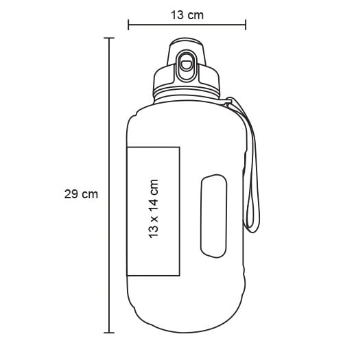 CILINDRO PLÁSTICO 2200ML DACTOOST