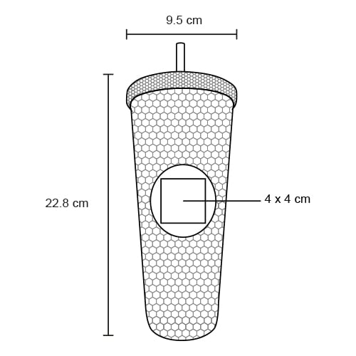 VASO PLÁSTICO 700ML DACTORIT
