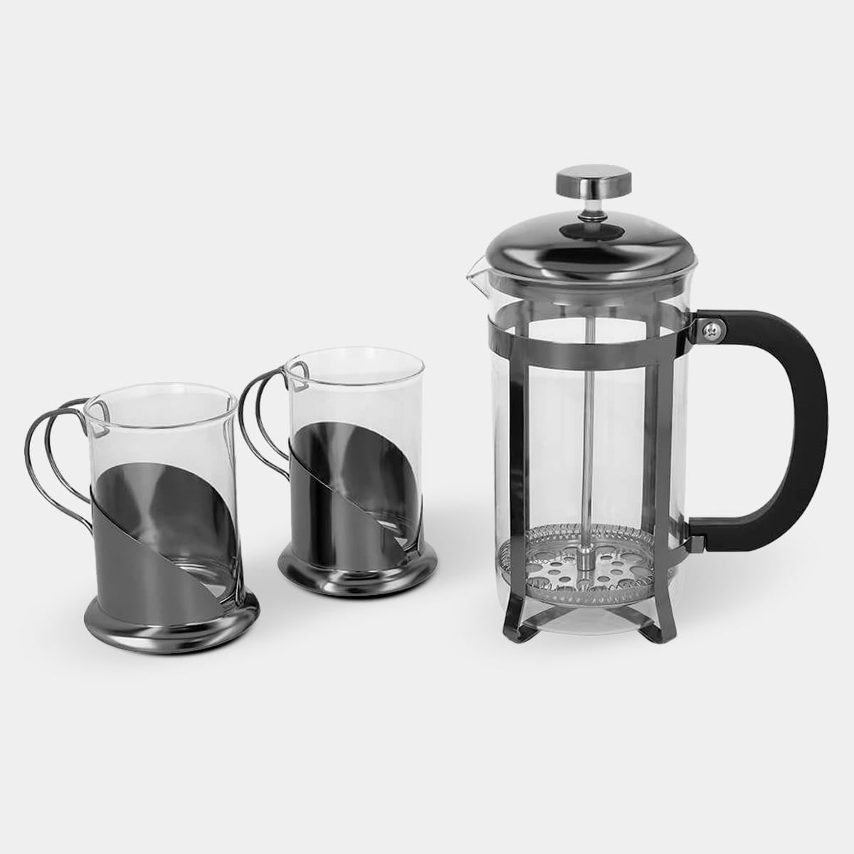 SET VIDRIO BOROSILICATO/ ACERO INOXIDABLE / PLASTICO TACTYTH