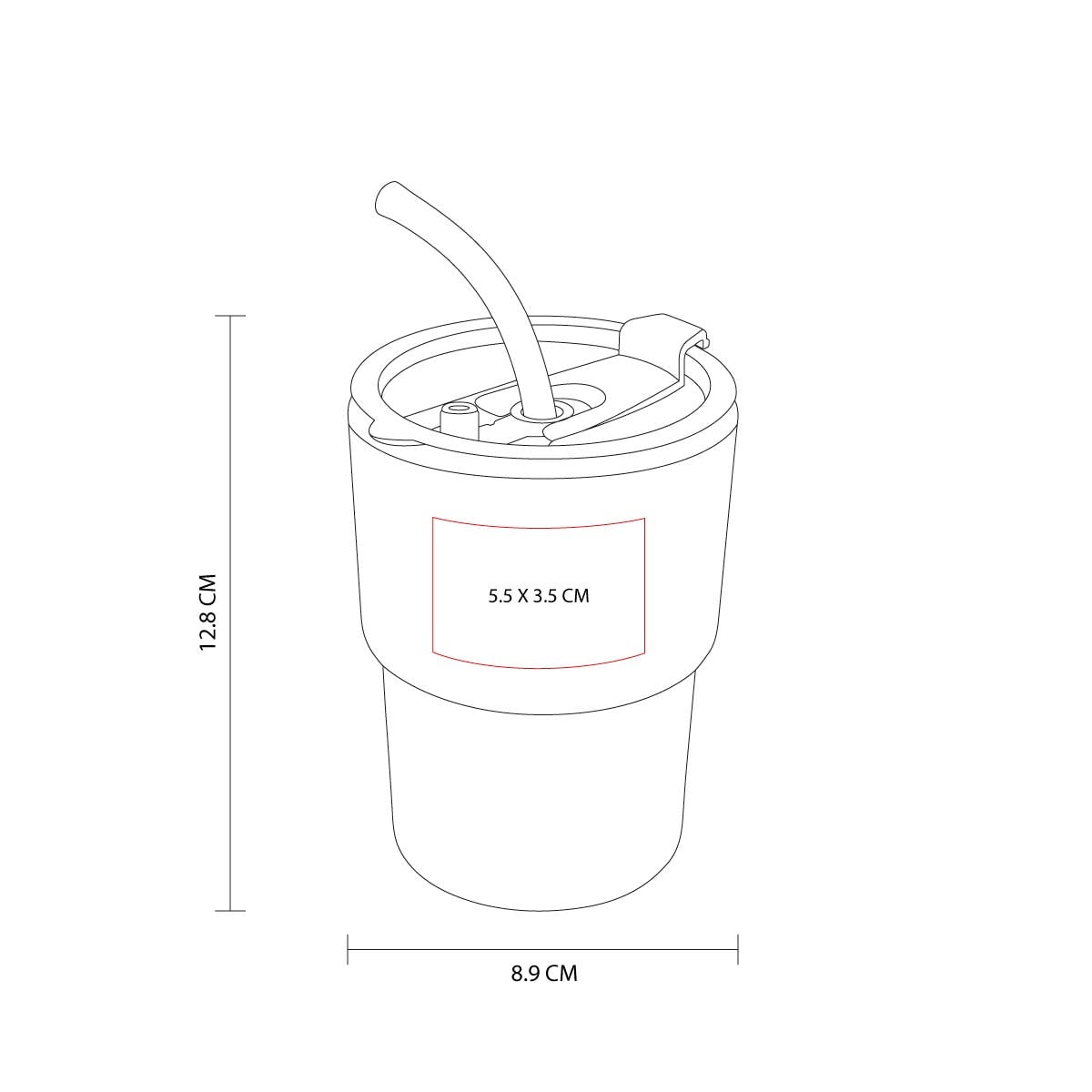 VASO VIDRIO / PLASTICO TADUFT