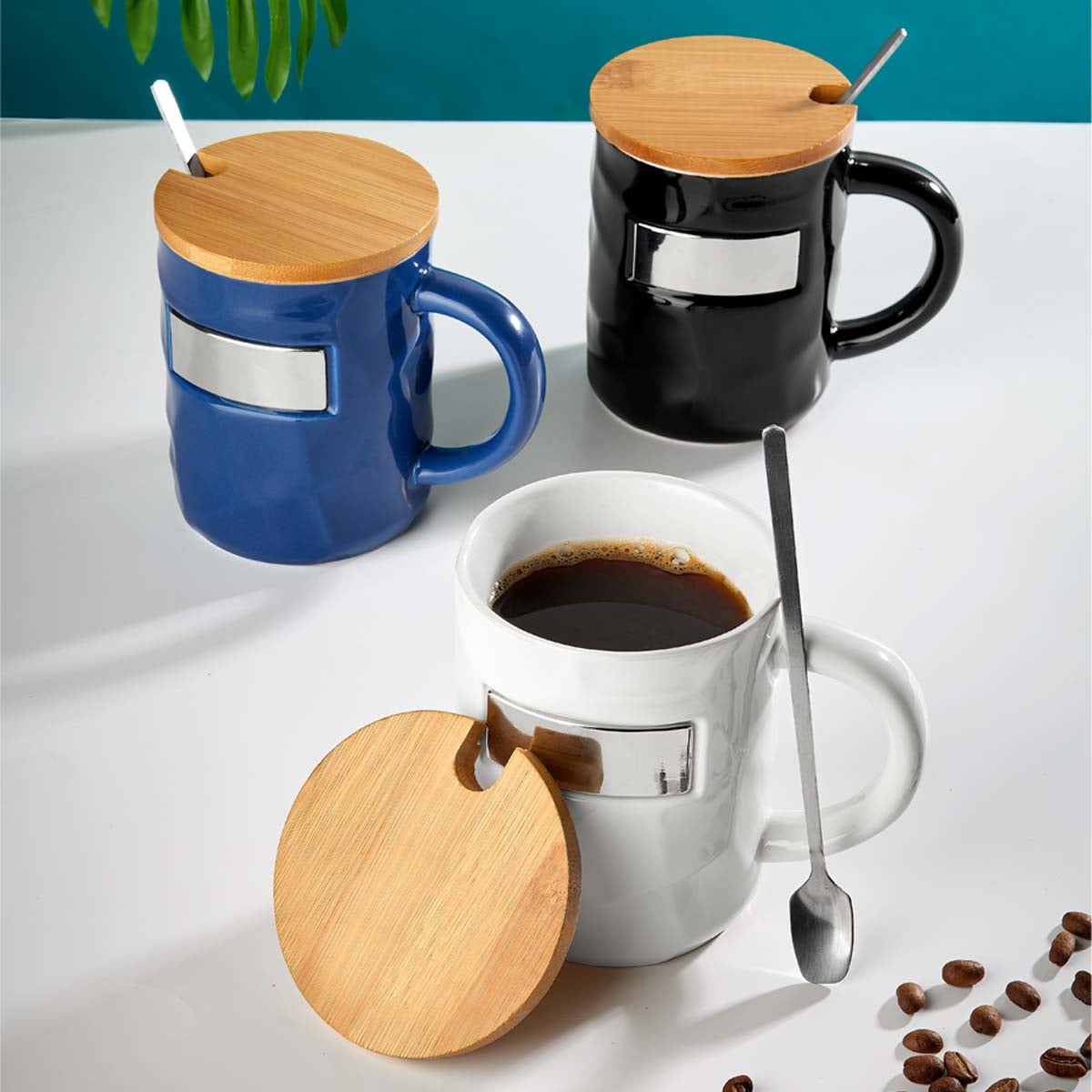 TAZA CERMICA / BAMBU / ACERO INOXIDABLE / METAL TAEIVA