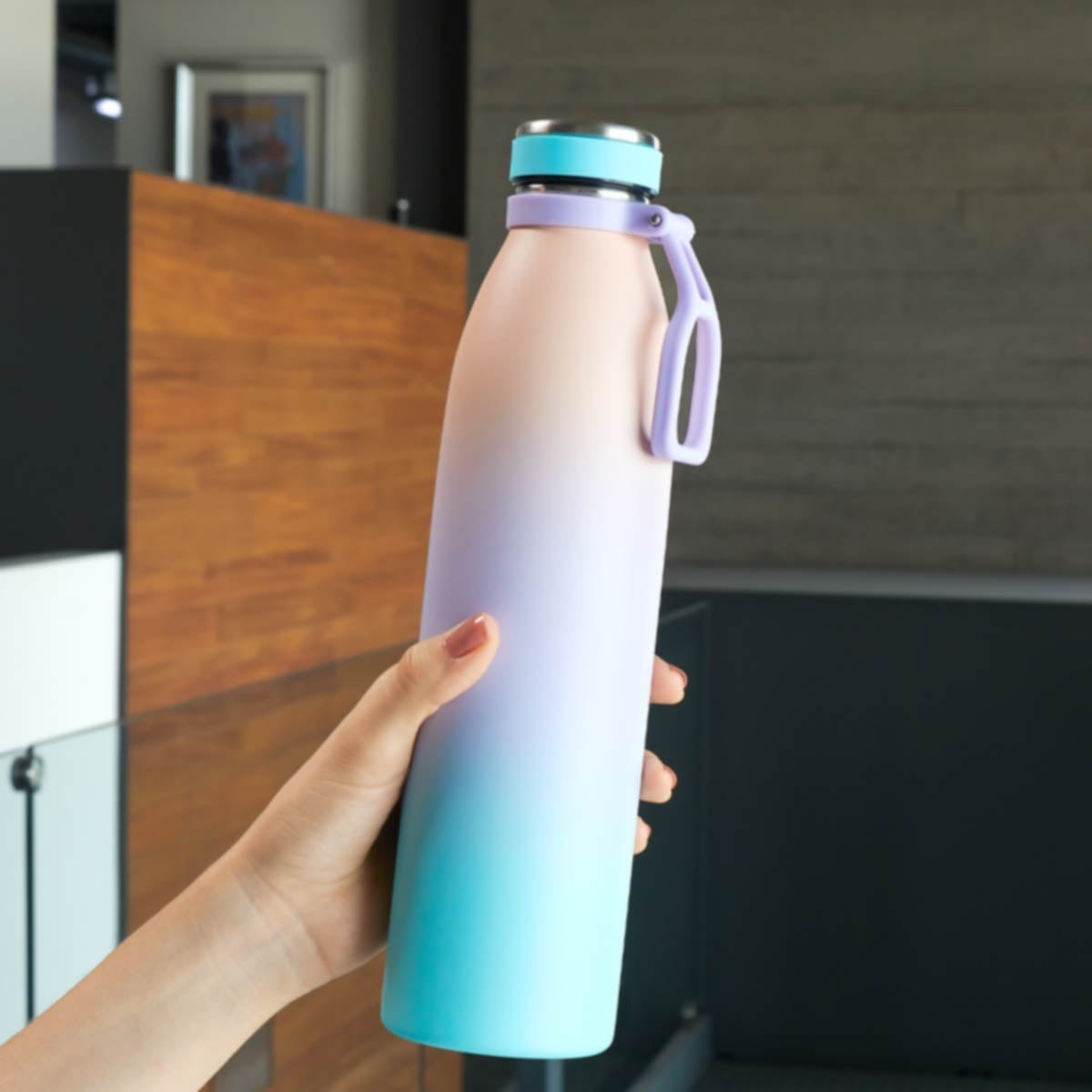 TERMO ACERO INOXIDABLE / PLASTICO / SILICN VABVAL