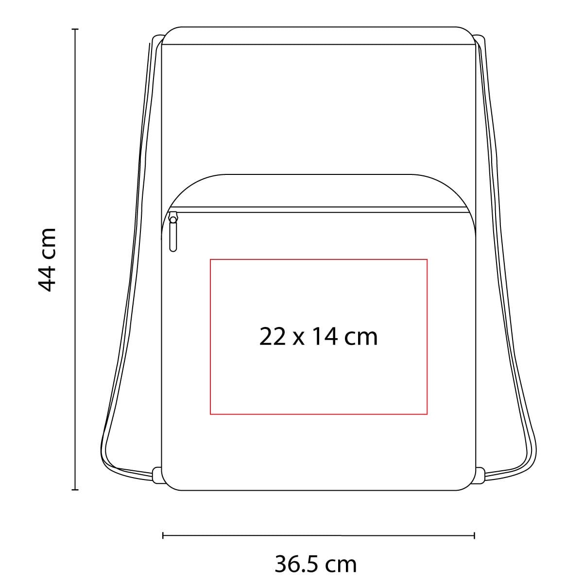BOLSA MOCHILA POLIÉSTER ZACEIZM