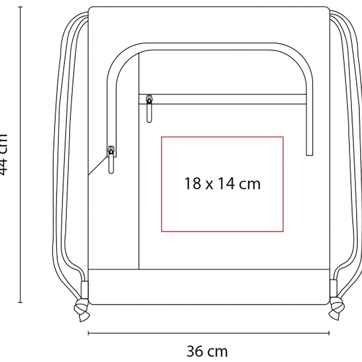 BOLSA MOCHILA POLIÉSTER IMPERMEABLE ZACEYNE