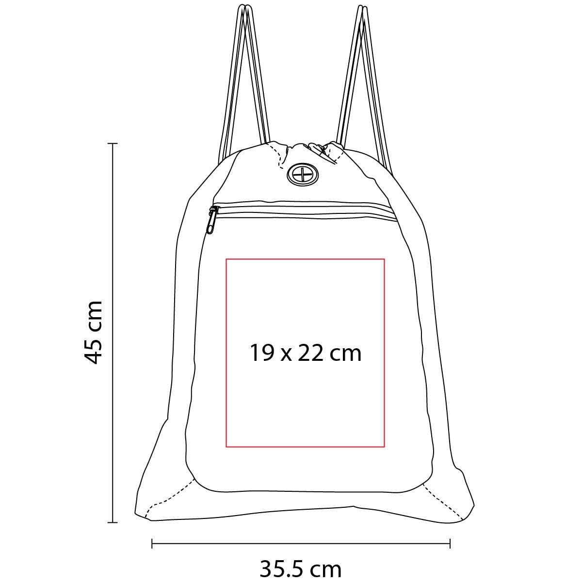 BOLSA MOCHILA POLIÉSTER ZACIALV