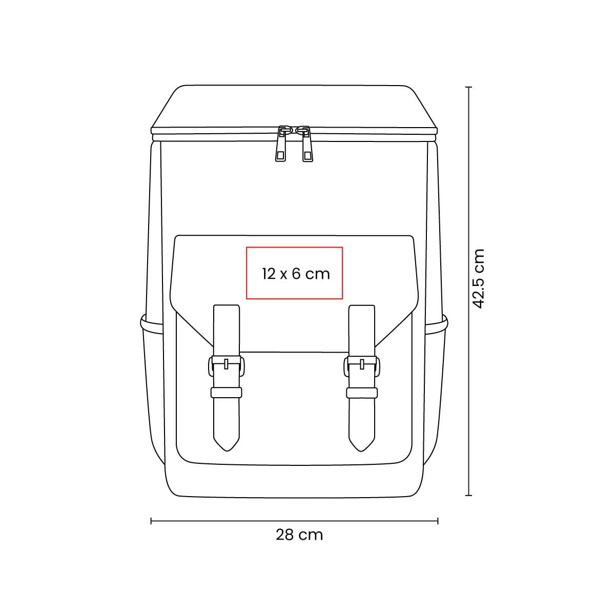 MOCHILA POLIÉSTER IMPERMEABLE 20L ZACOVRA