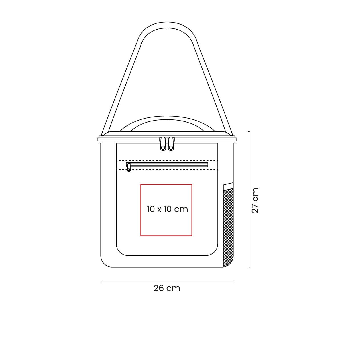 HIELERA POLIÉSTER IMPERMEABLE 12L ZACRURN