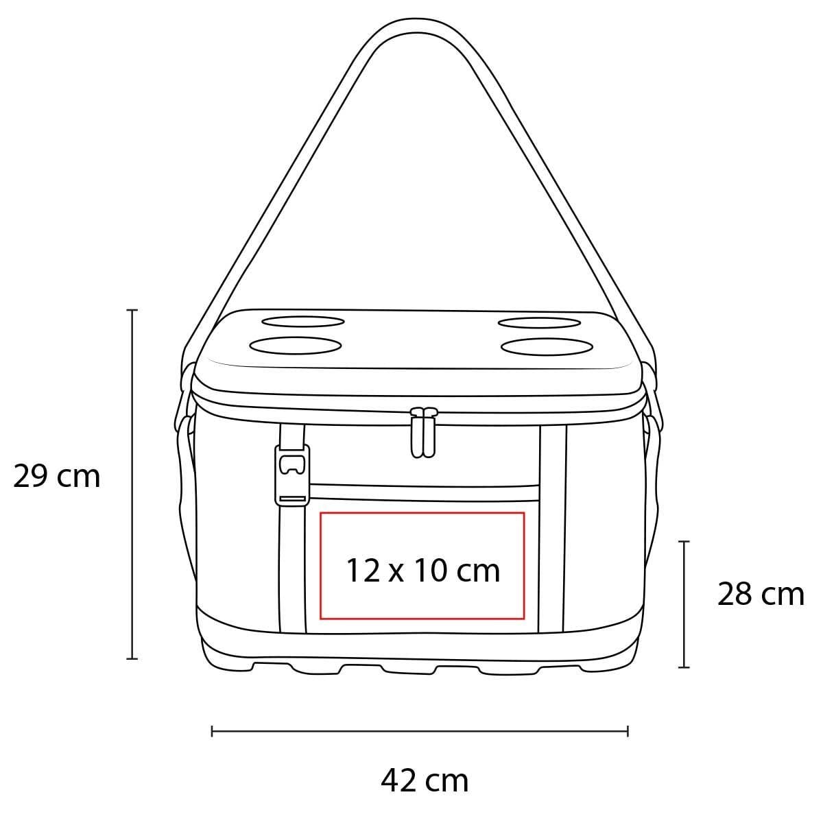 HIELERA POLIÉSTER PLEGABLE 45L ZACSENE